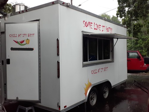 Concession trailer s - 16'x8', s/s