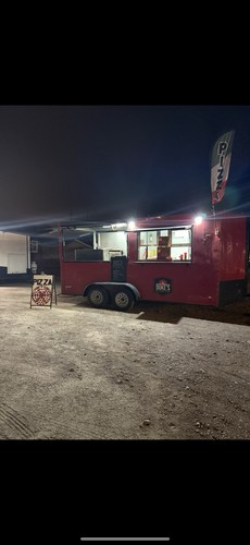 Pizza food trailer - food,