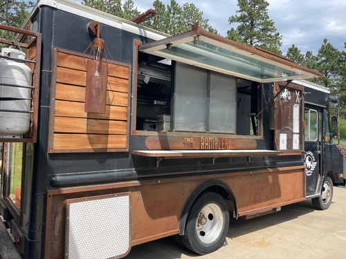 Food truck custom chevy - food,